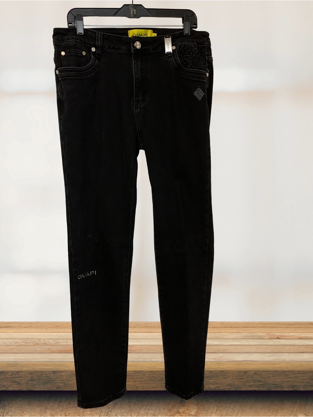 GUAPI Premium Black Slim Jeans